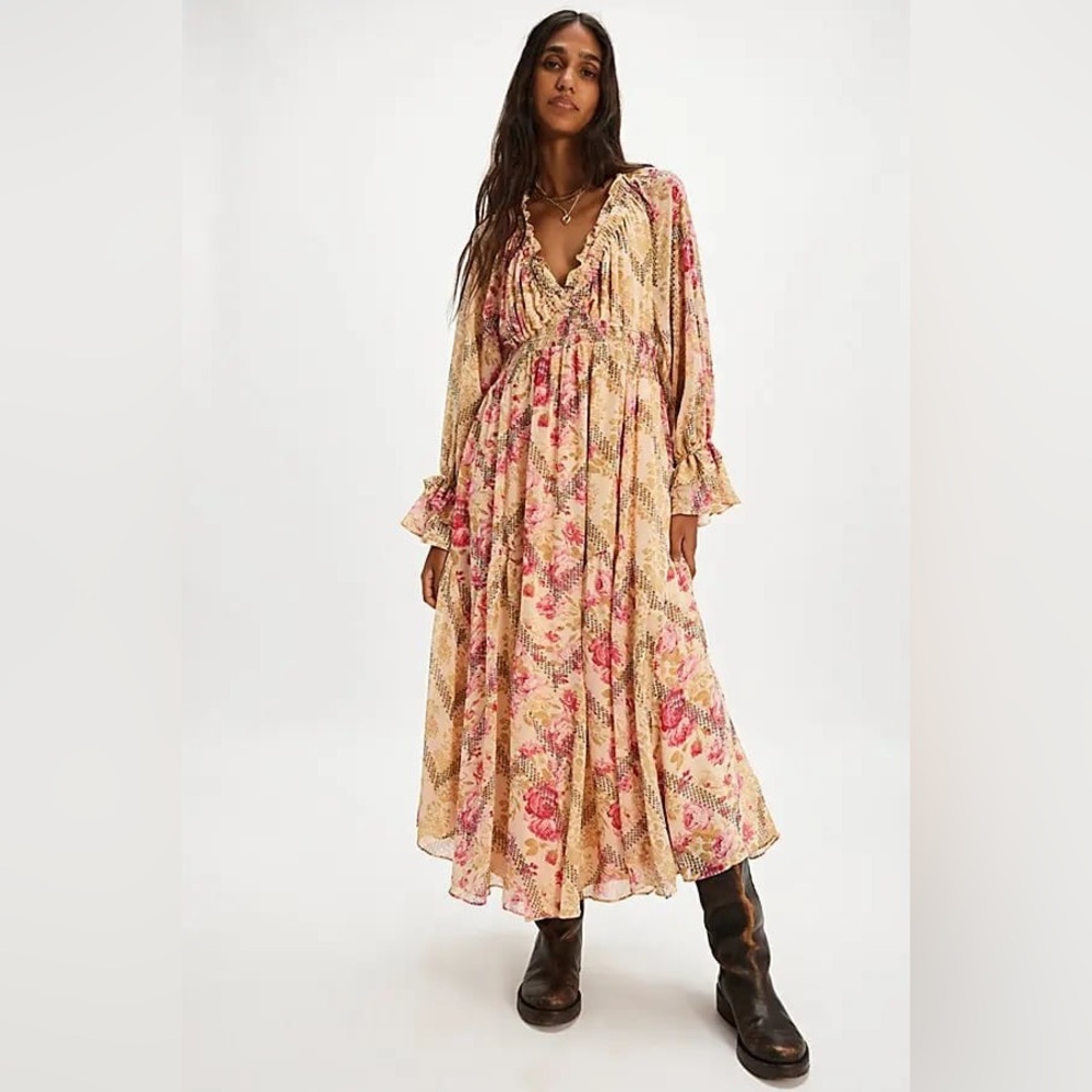 Free People Lena Midi Dress
